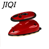 JIQI MINI Handheld elektryczne ubrania parze żelaza podróży parownica do odzieży płyta podstawowa przenośne ciepła Flatiron 110V-220V ue wtyczka usa 3